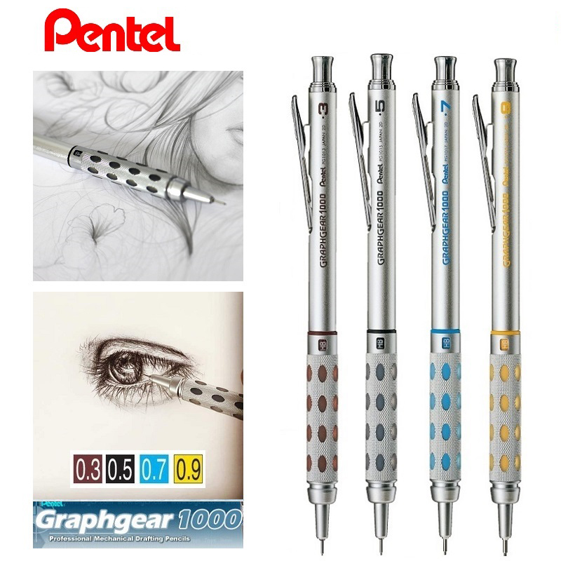 Pentel Pen Graphgear - Pentel GRAPHGEAR 1000 mechanisch potlood, professioneel