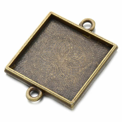 Onebeading Fit 25x25mm Vierkan - Bezels Set Pendant recensie en prijs