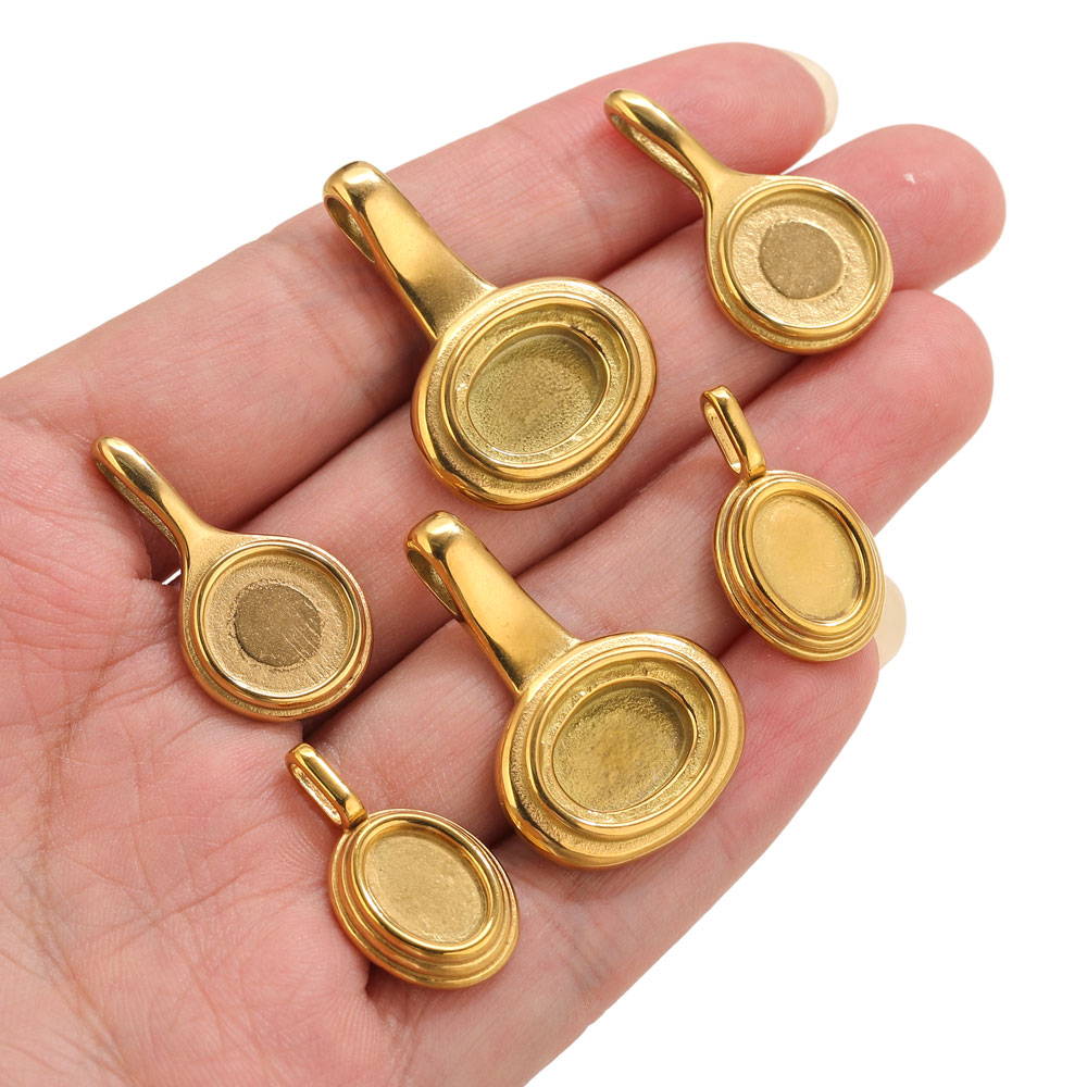 5 stuks roestvrij staal ronde  - Resin Craft Supplies recensie en prijs