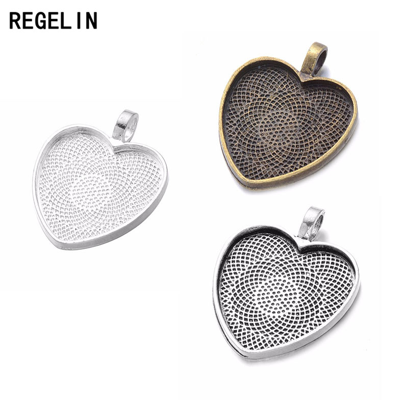 REGELIN Hart Cabochons Instell - Bezels Set Pendant recensie en prijs