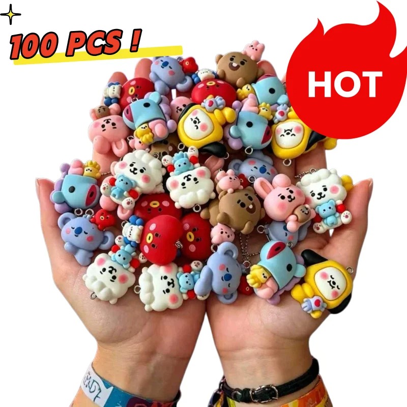 7 stks BT21 Hars Cartoon Charm - Resin Craft Supplies recensie en prijs