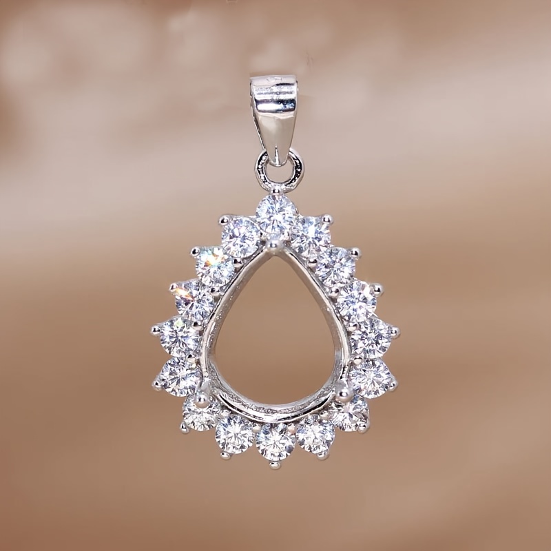 1 st Rose Gouden Zilverachtige - Bezels Set Pendant recensie en prijs