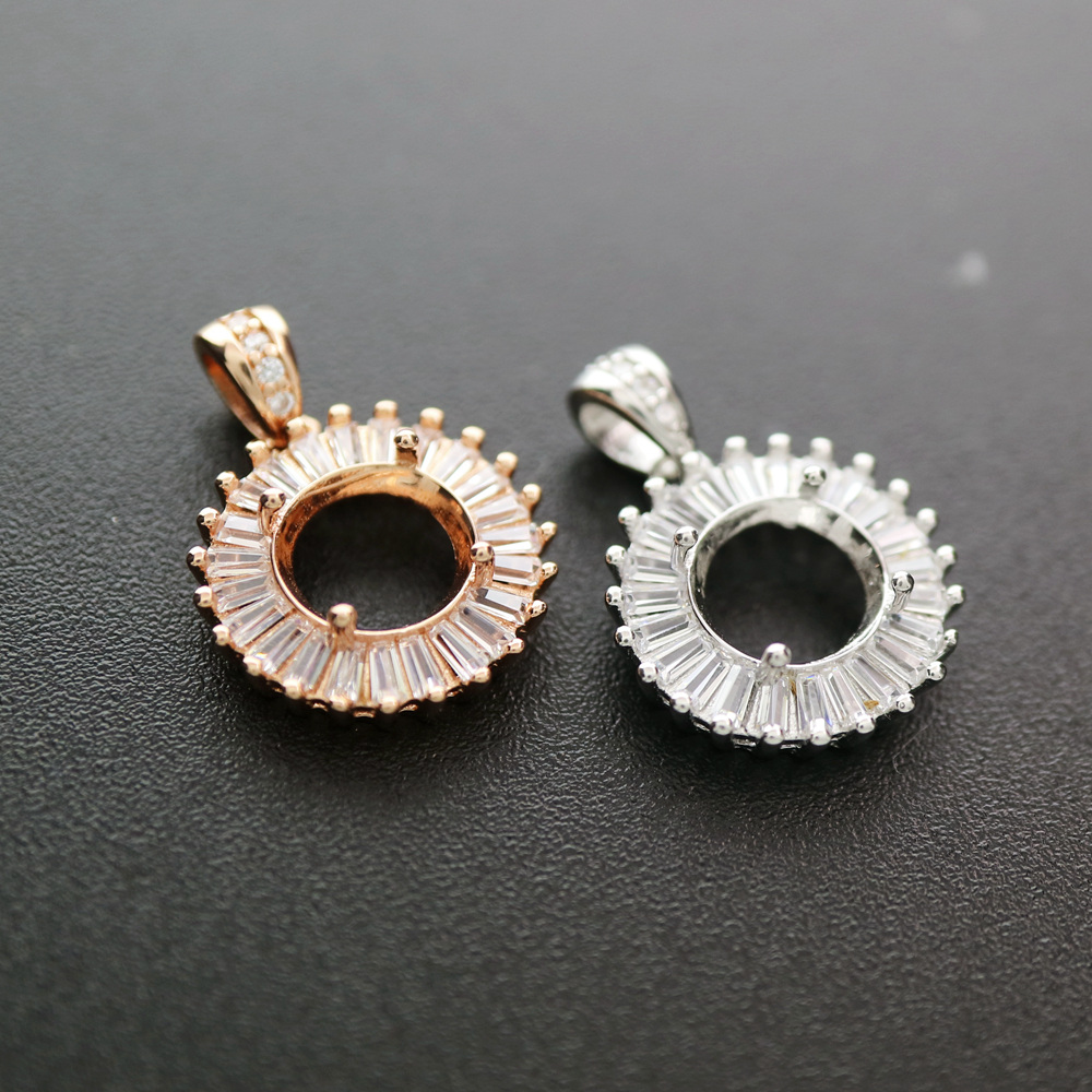 4-12 Mm Ronde Bezel Rose Goud  - Bezels Set Pendant recensie en prijs