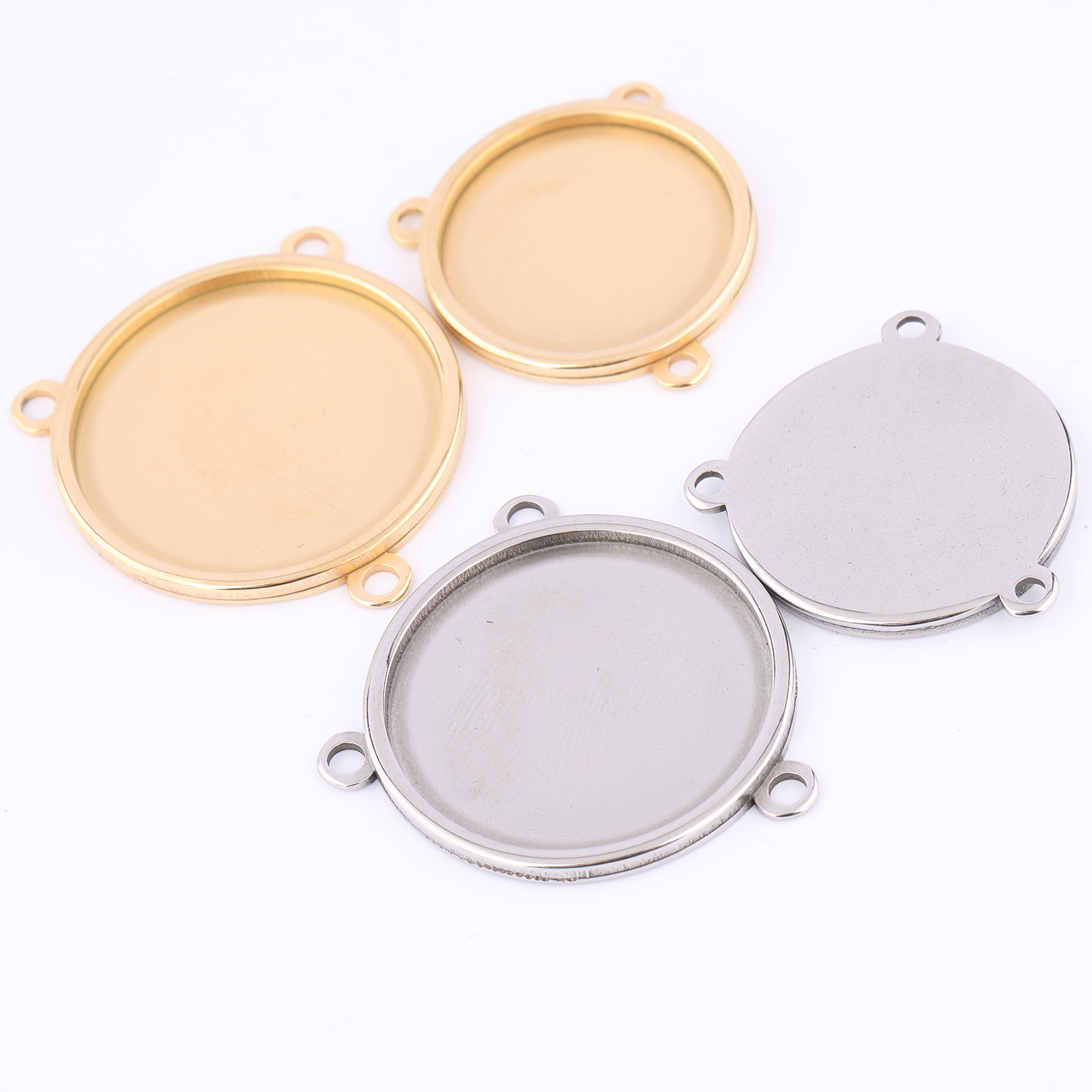 5 stuks roestvrij staal vergul - Bezels Set Pendant recensie en prijs